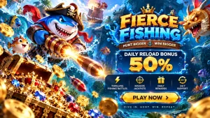Giao diện trò chơi MOMO88 Fierce Fishing với bảng điều khiển bắn cá